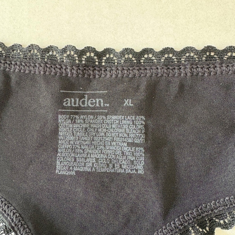 Auden Women's Micro Thong -‎ Size XL Black - In Bag. - Picture 6 of 9